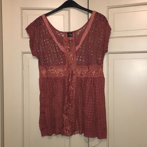 Free People Lace Top